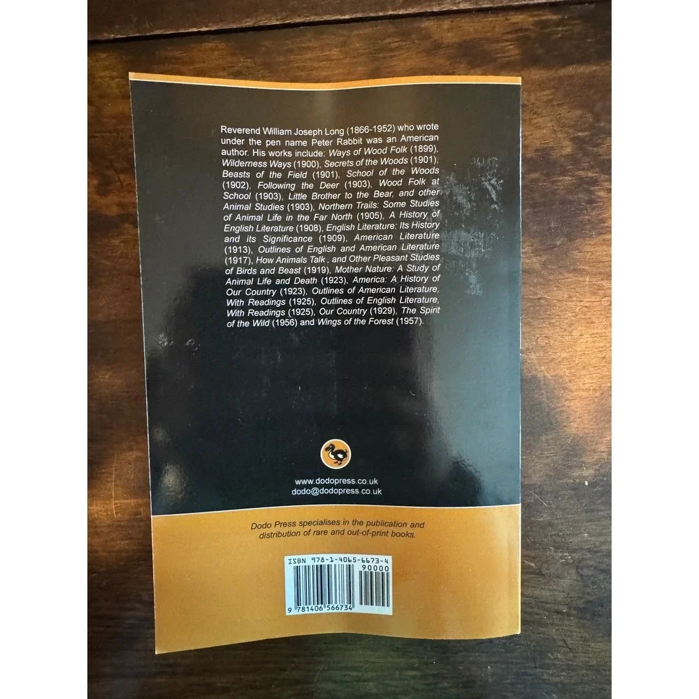 Secrets of the Woods by William J Long, Wood Folk Series, Dodo Press‎